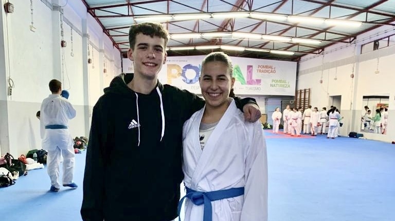 AJKP com dois atletas em simultâneo no Campeonato da Europa de Karaté