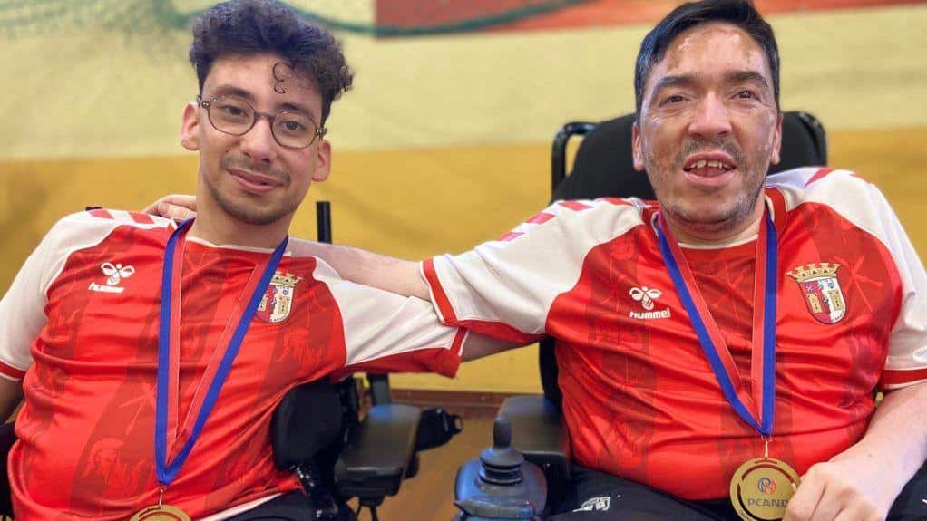 Par bracarense revalida título de Boccia