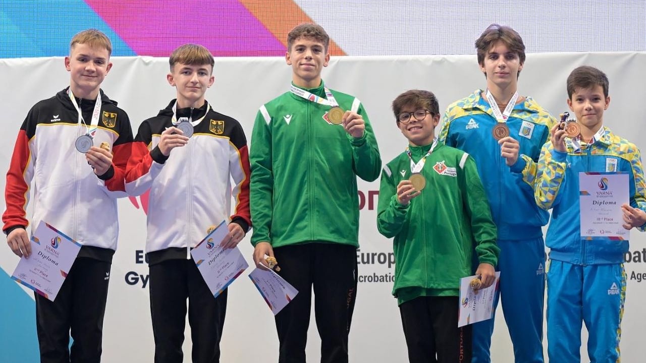 Duplo ouro para Portugal no Europeu por Idades