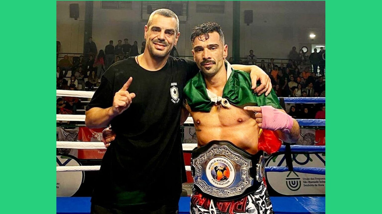 Rúben Rolão campeão ibérico de Kickboxing