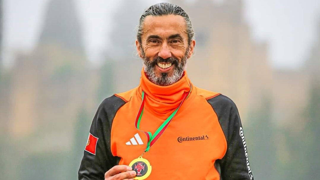 Joaquim Figueiredo campeão nacional Masters 55 Atletismo