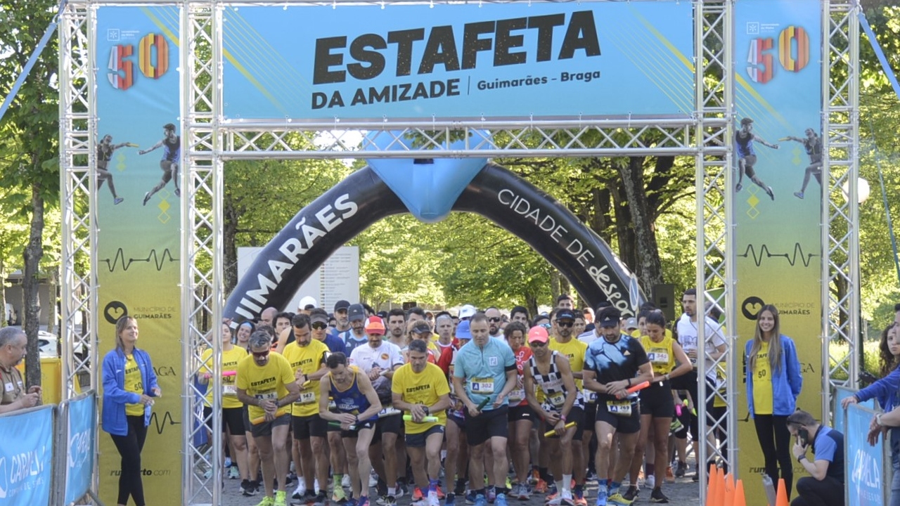Estafeta da Amizade uniu Guimarães e Braga