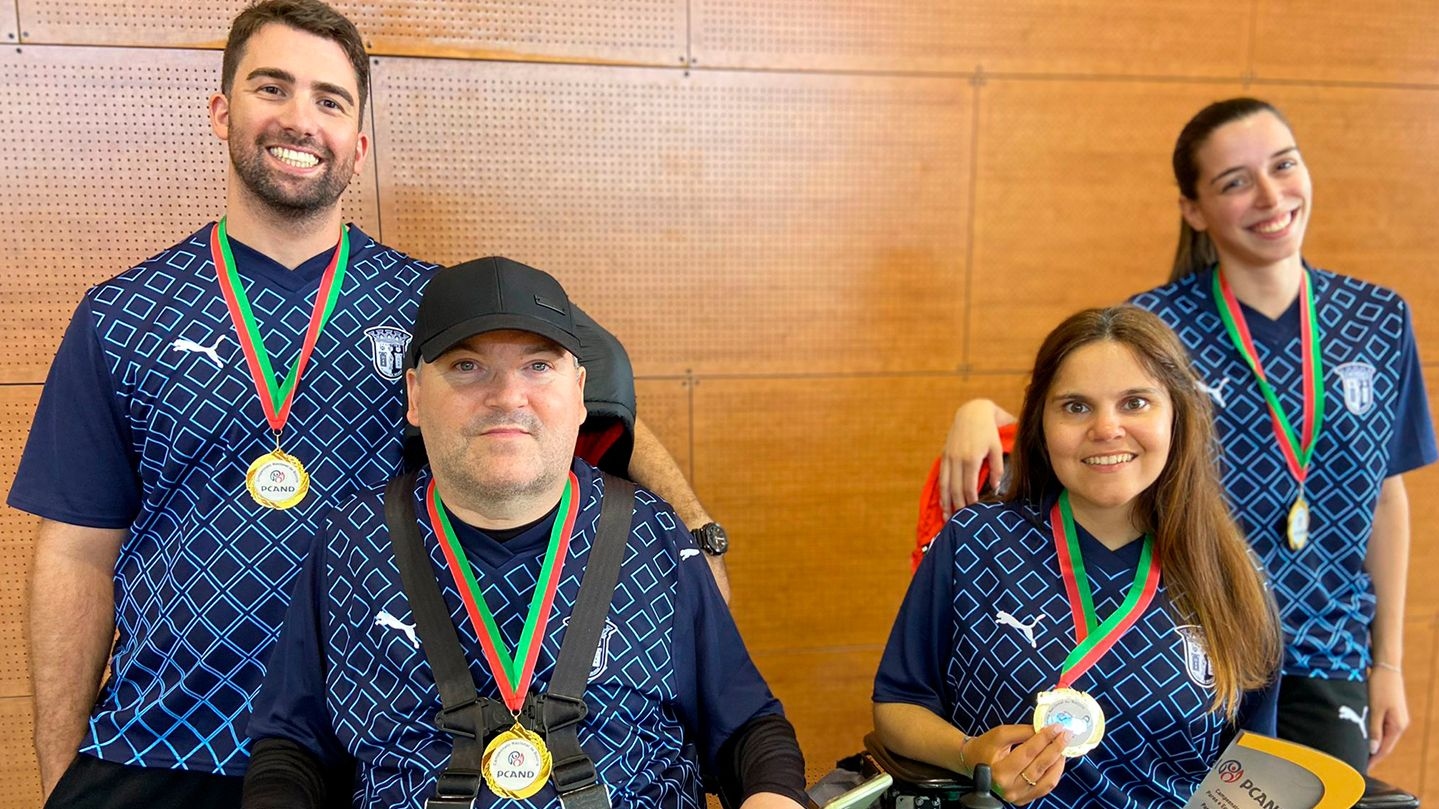 Par do Sp. Braga campeão nacional de Boccia