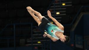 Gabriel garante diploma com 5.º lugar no Trampolim