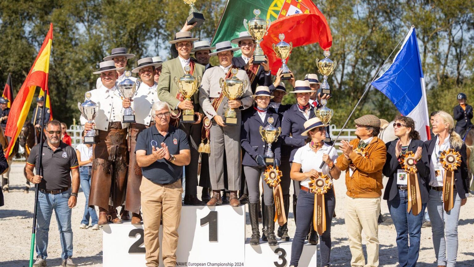 Portugal campeão da Europa de equitação de trabalho