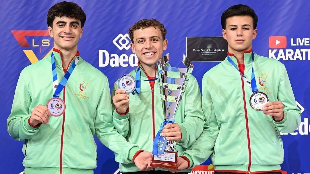 Portugal recebe medalhas no Karaté