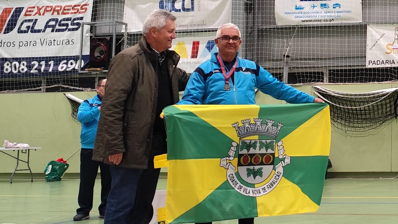 Plácido Miranda de prata em Boccia Sénior
