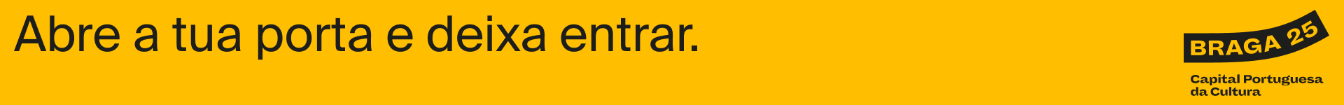 Braga Cidade da Cultura 2025