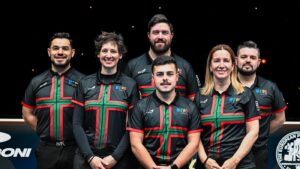 Seleções nacionais em 5.º lugar no Europeu de Pool