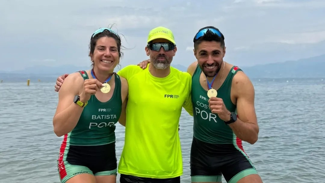 Patrícia Batista e Afonso Costa brilha em Itália