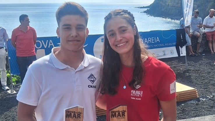 Marco Oliveira e Sara Alves vencem estreia do Nacional de Águas Abertas