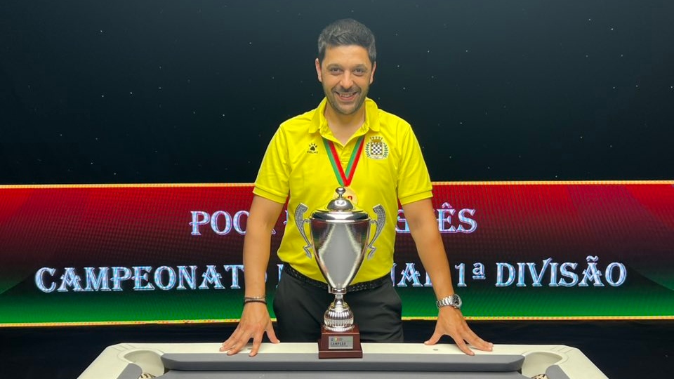 Bruno Sousa vence 1.ª divisão de Pool Português