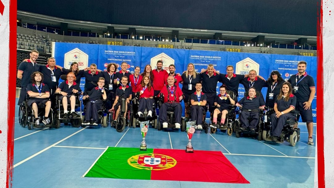 Título europeu coletivo na Boccia