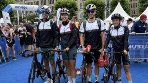 Estafeta mista de Triatlo é 11.ª em Hamburgo