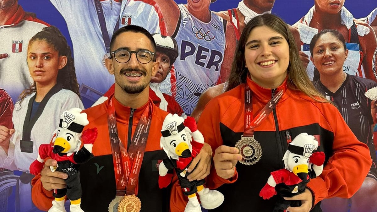 Três medalhas em ParaBadminton no Perú