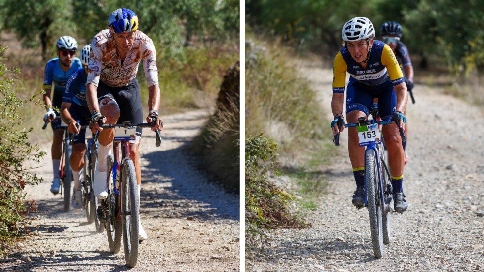 Tiago Ferreira e Celina Carpinteiro campeões de Gravel