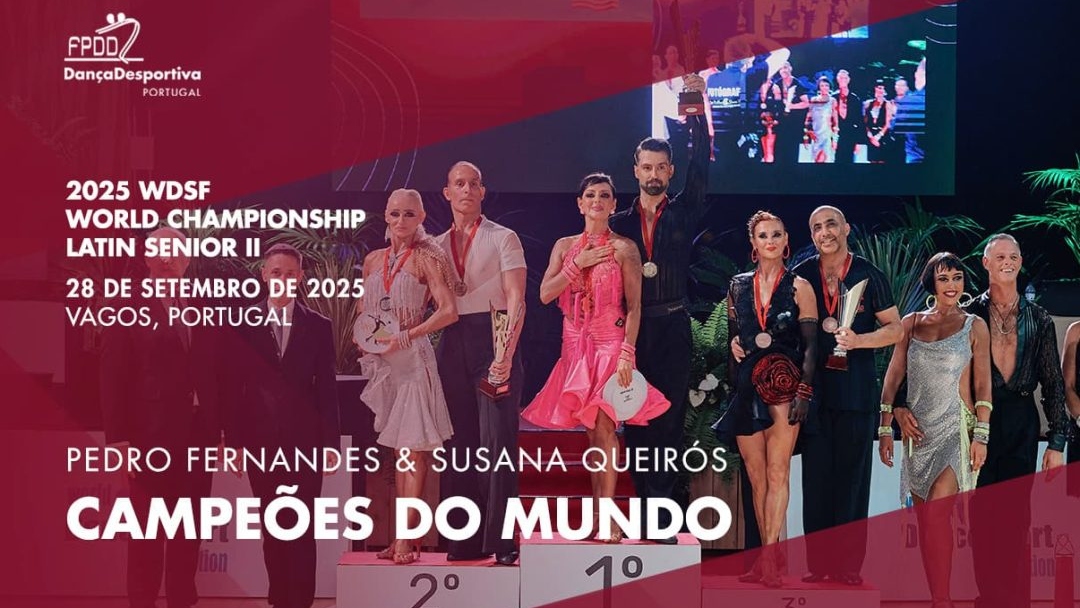 Pedro Fernandes e Susana Queirós campeões do Mundo