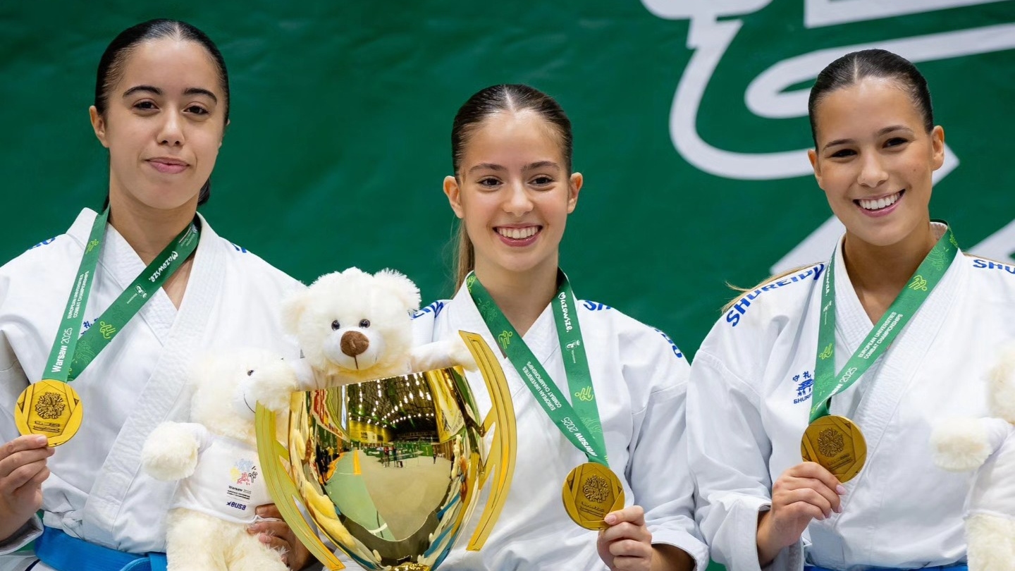 Cinco medalhas lusas no Europeu Karaté