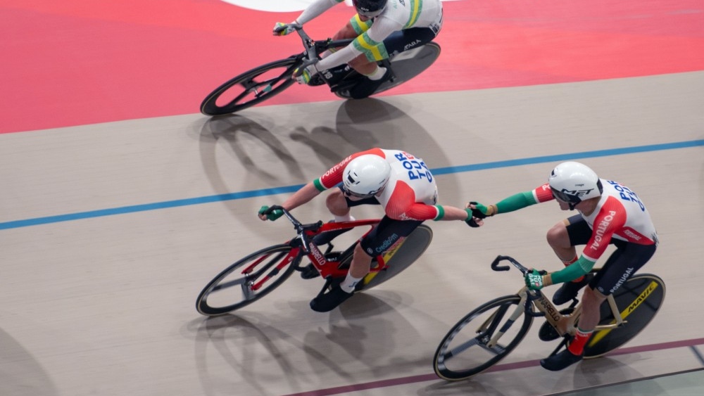 Iúri e Diogo ficam no 5.º posto em Madison no Mundial