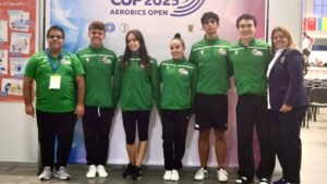 Prata e bronze em Aeróbica na Bulgária