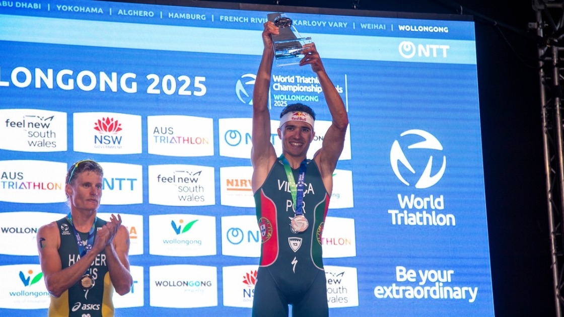 Vasco Vilaça de bronze no Mundial de Triatlo
