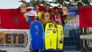 Luana Dourado é campeã europeia de Bodyboard