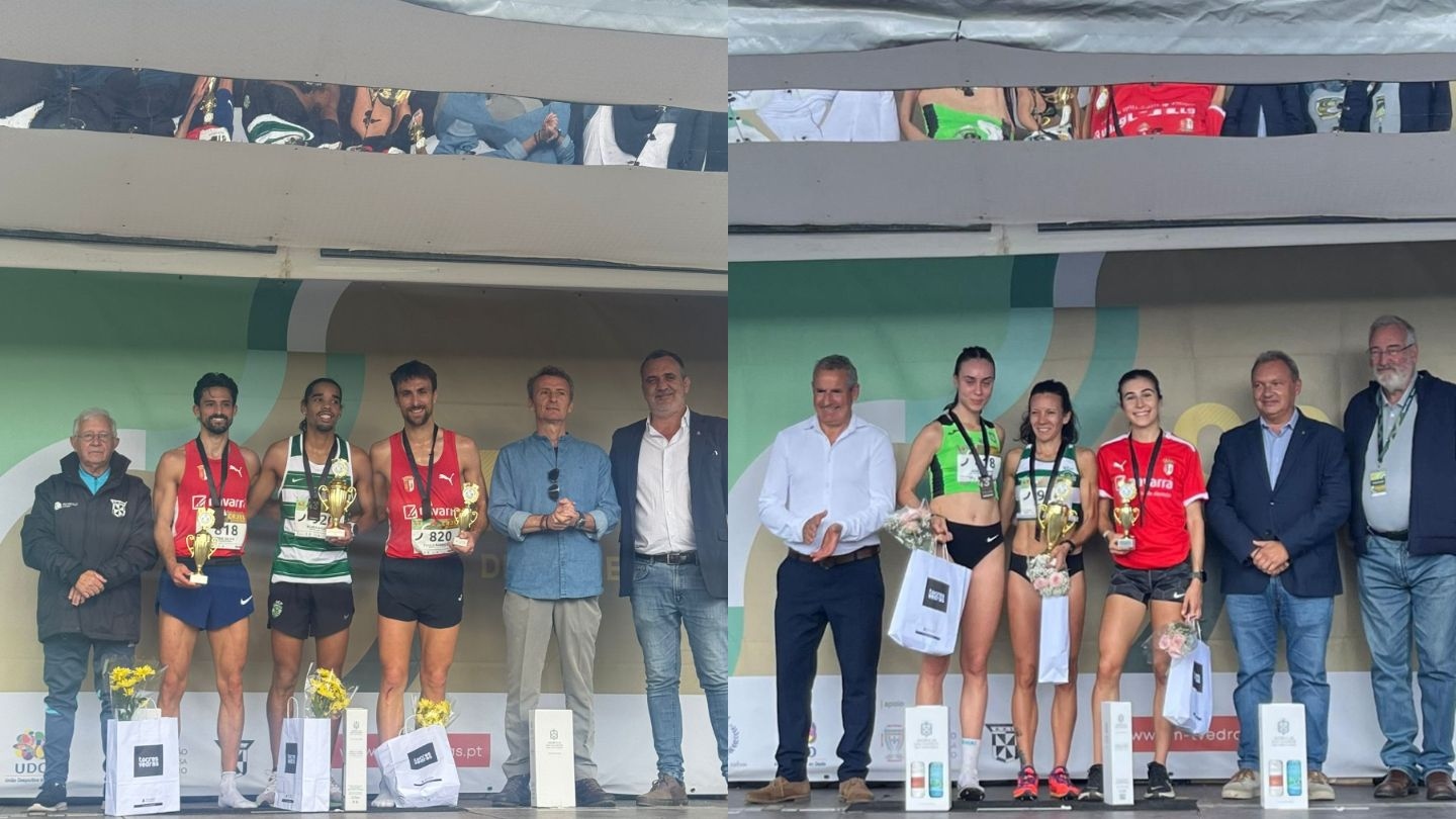 Pódios minhotos em triunfos leoninos no Cross de Torres Vedras