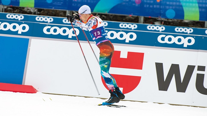 José Cabeça em prova FIS na Suécia