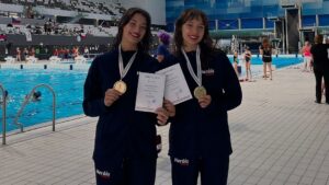 Dupla lusa triunfa em Budapeste em Artística