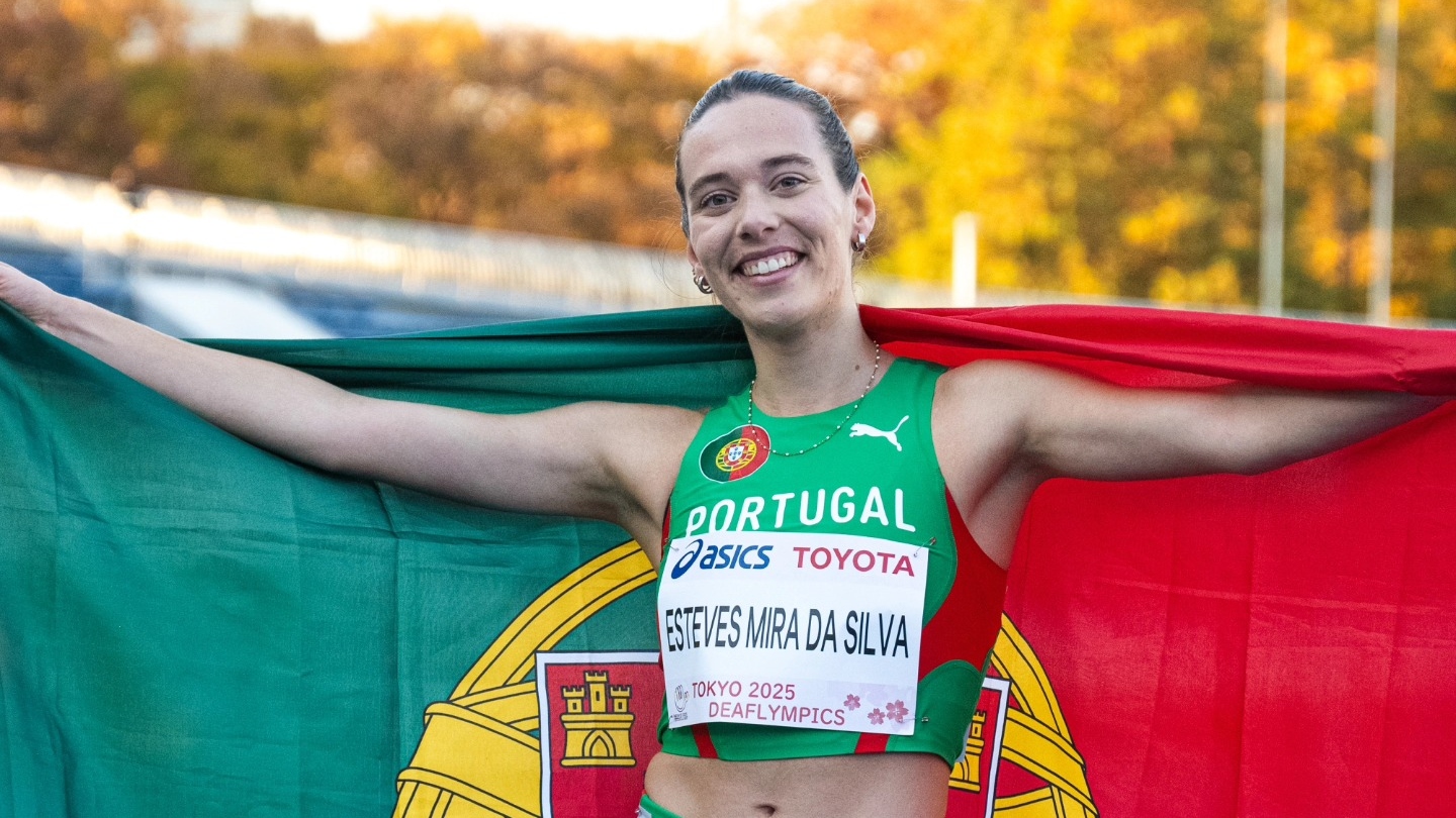 Margarida Silva de prata nos Jogos Surdolímpicos