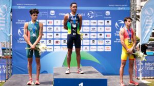 João Nuno Batista de prata na Taça do Mundo de Triatlo do Chile