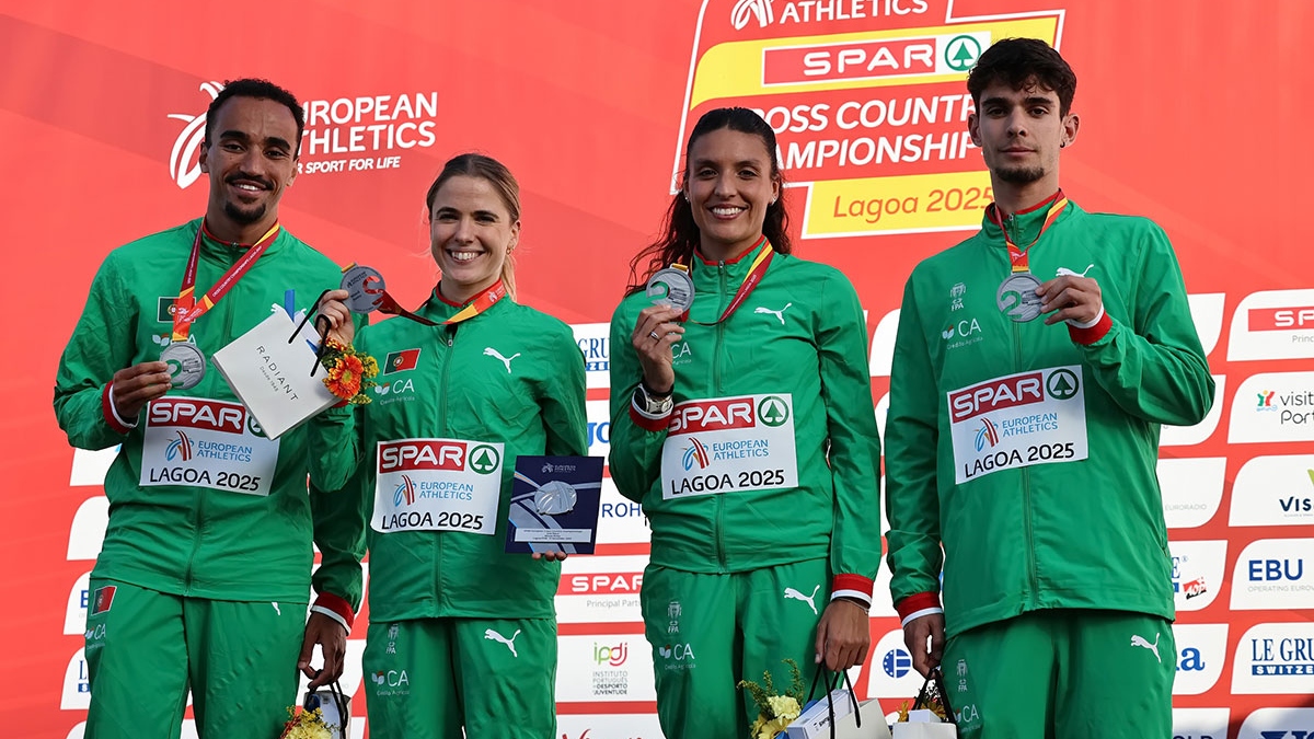 Estafeta mista vice-campeã da Europa de Corta-Mato