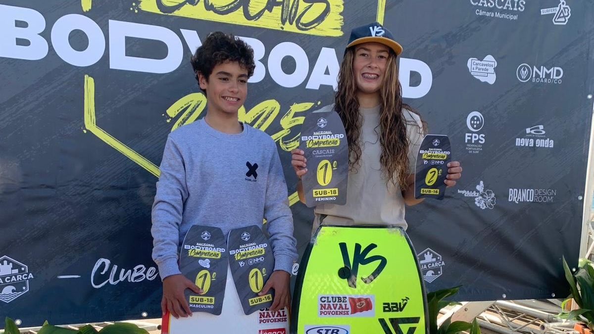 Luana e Vicente vencem 2.ª etapa do nacional Esperanças de Bodyboard