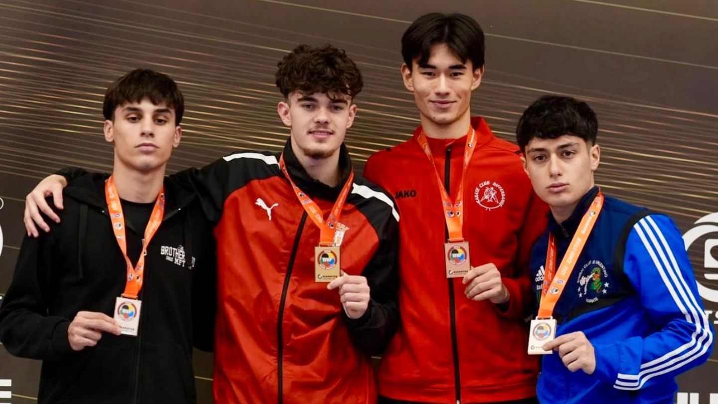 Guilherme Gonçalves de ouro em sub-21 no Karaté 1 Youth League