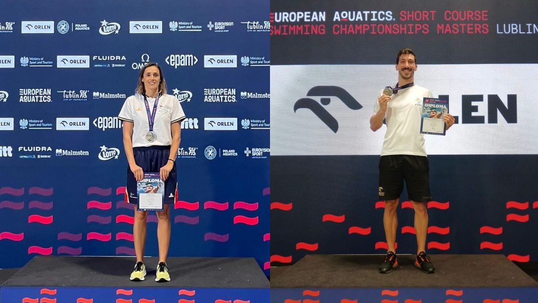 Susana Gomes e Carlos Pedrosa de ouro no Europeu Masters