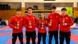 Karaté do Sp. Braga com cinco medalhas em Santo Tirso