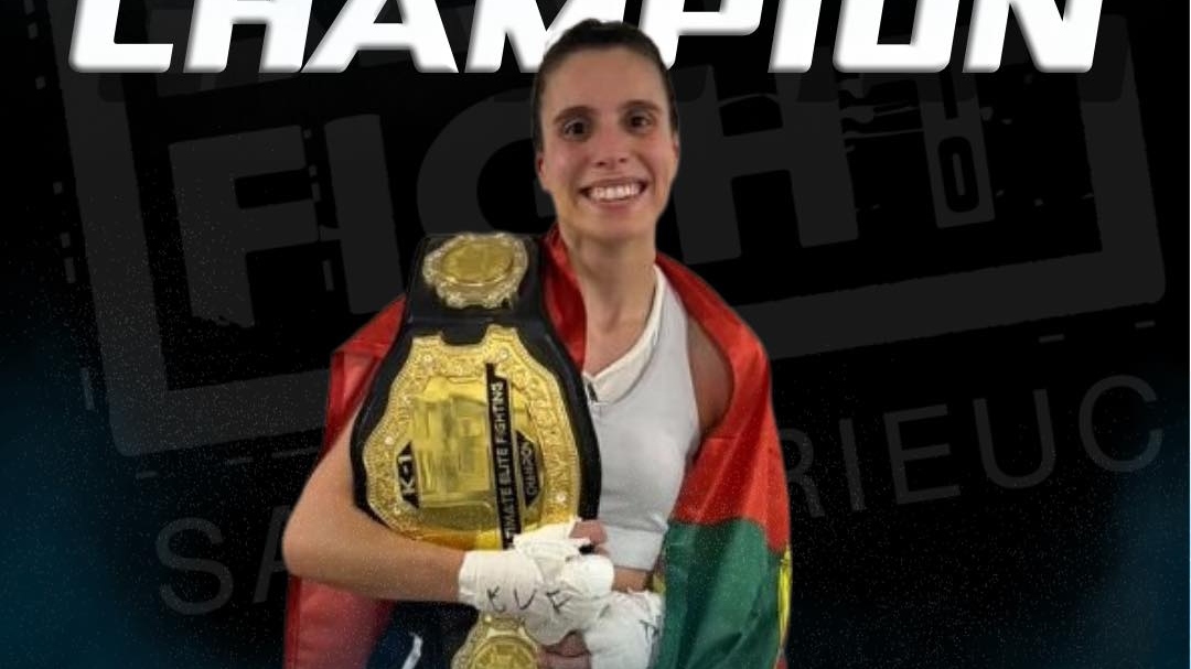 Sofia Oliveira campeã Ultimate Elite Fight K1