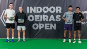 Tiago e Francisco vice-campeões do Indoor Oeiras Open