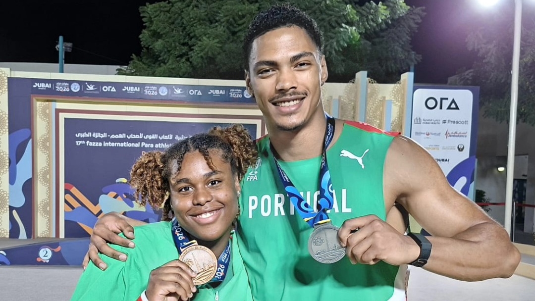 Mais três medalhas lusas no Dubai