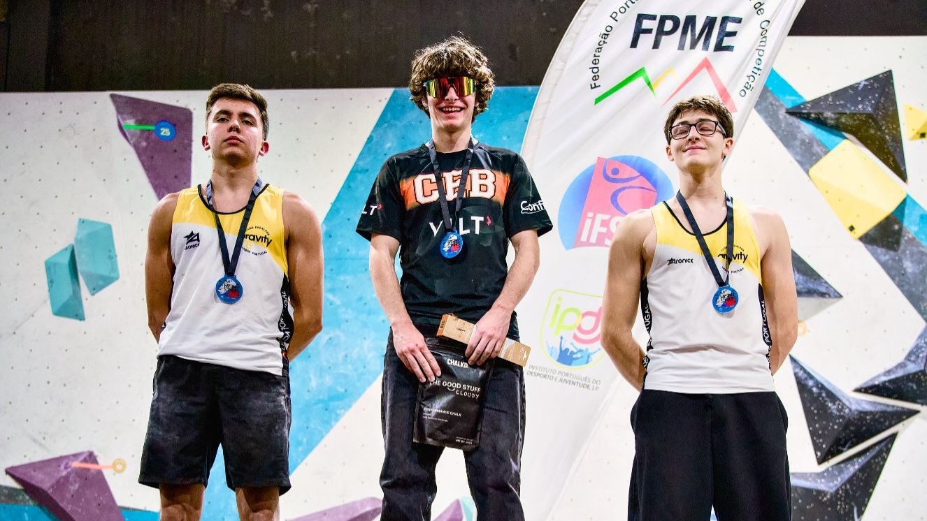 Tiago Ribeiro e Sofia Cabaço vencem primeira prova de Escalada