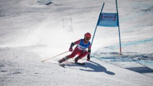 Emeric Guerillot no 32.º posto no Super G