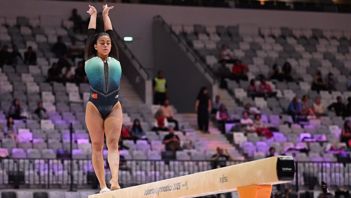 Mariana Parente é 9.ª em Trave na Taça do Mundo de Cottbus