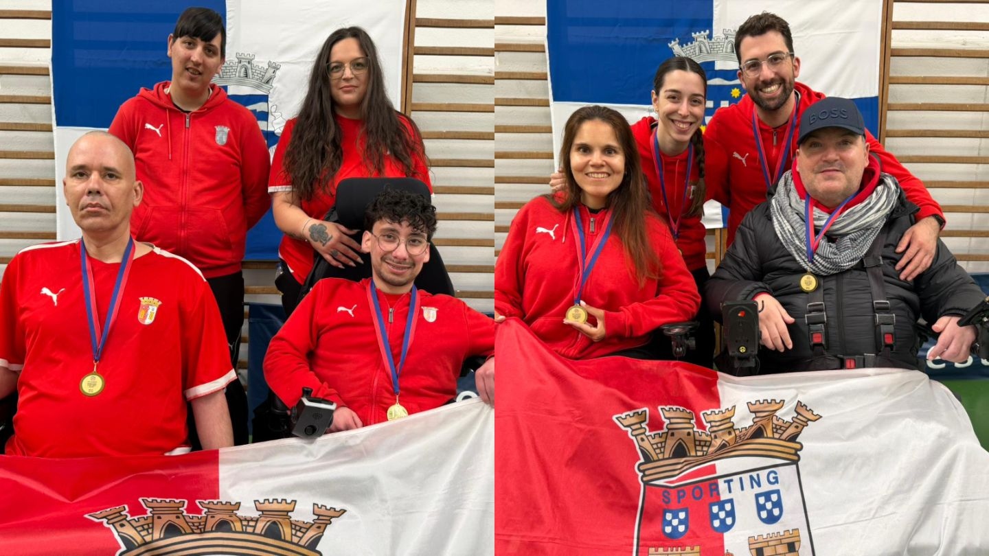 Quatro medalhas bracarenses no regional de Boccia