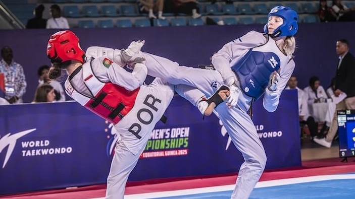 Kiara Barroso termina em 10.º lugar em Taekwondo nos EUA
