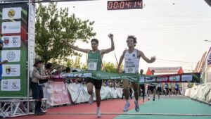 João Azevedo e Beatriz Fernandes campeões de Milha
