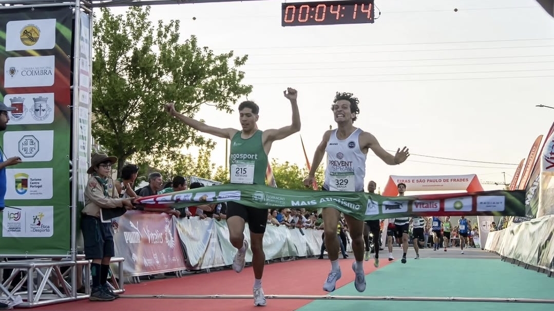 João Azevedo e Beatriz Fernandes campeões de Milha
