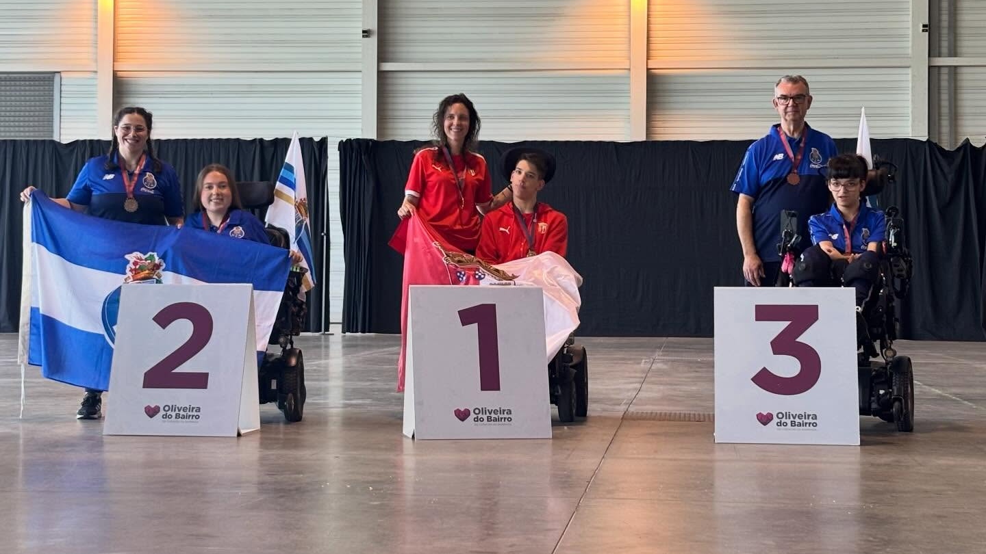 Luís Caravana campeão jovem de Boccia