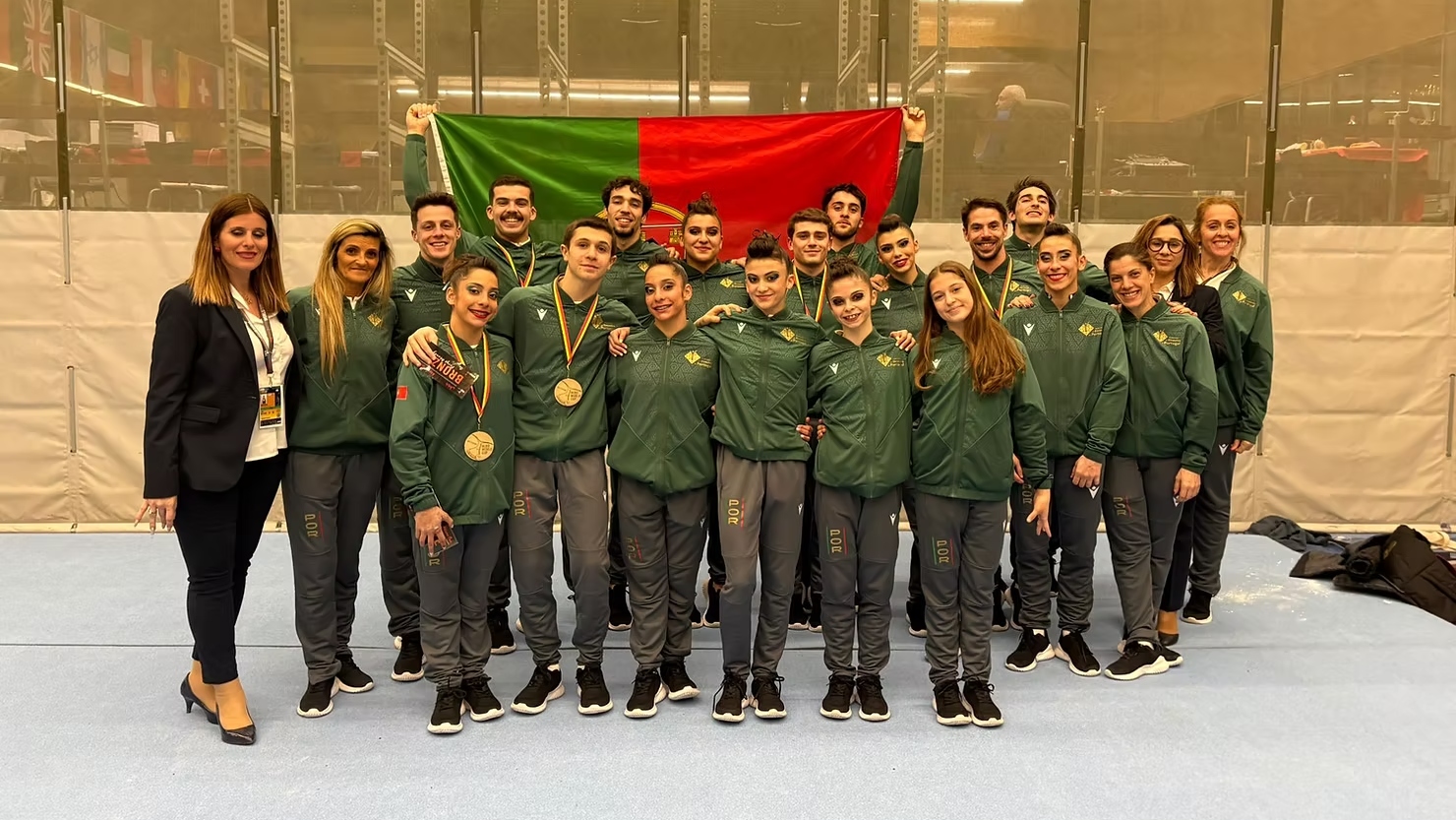 Seleção de acrobática com dois bronzes na Bélgica