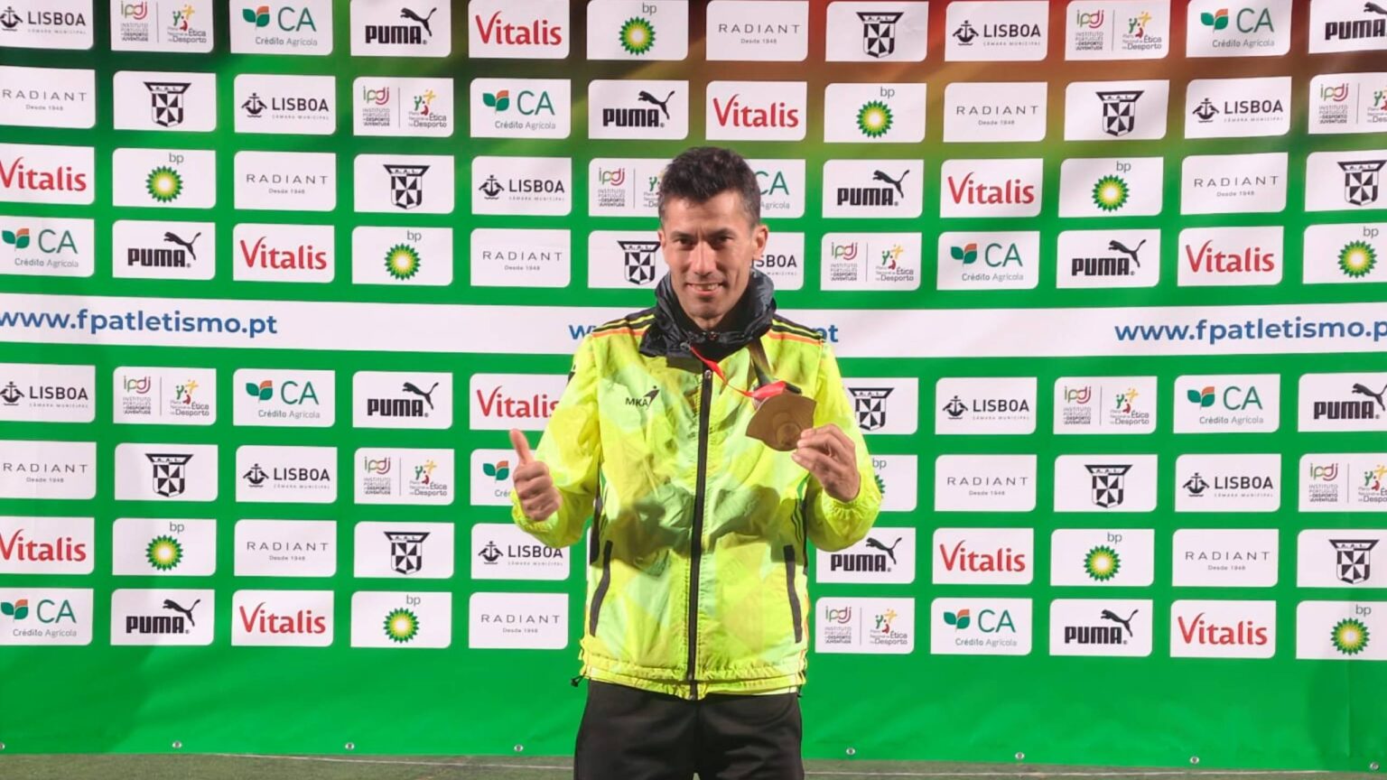 Davide Figueiredo bate recorde mundial M55 de 10.000 metros