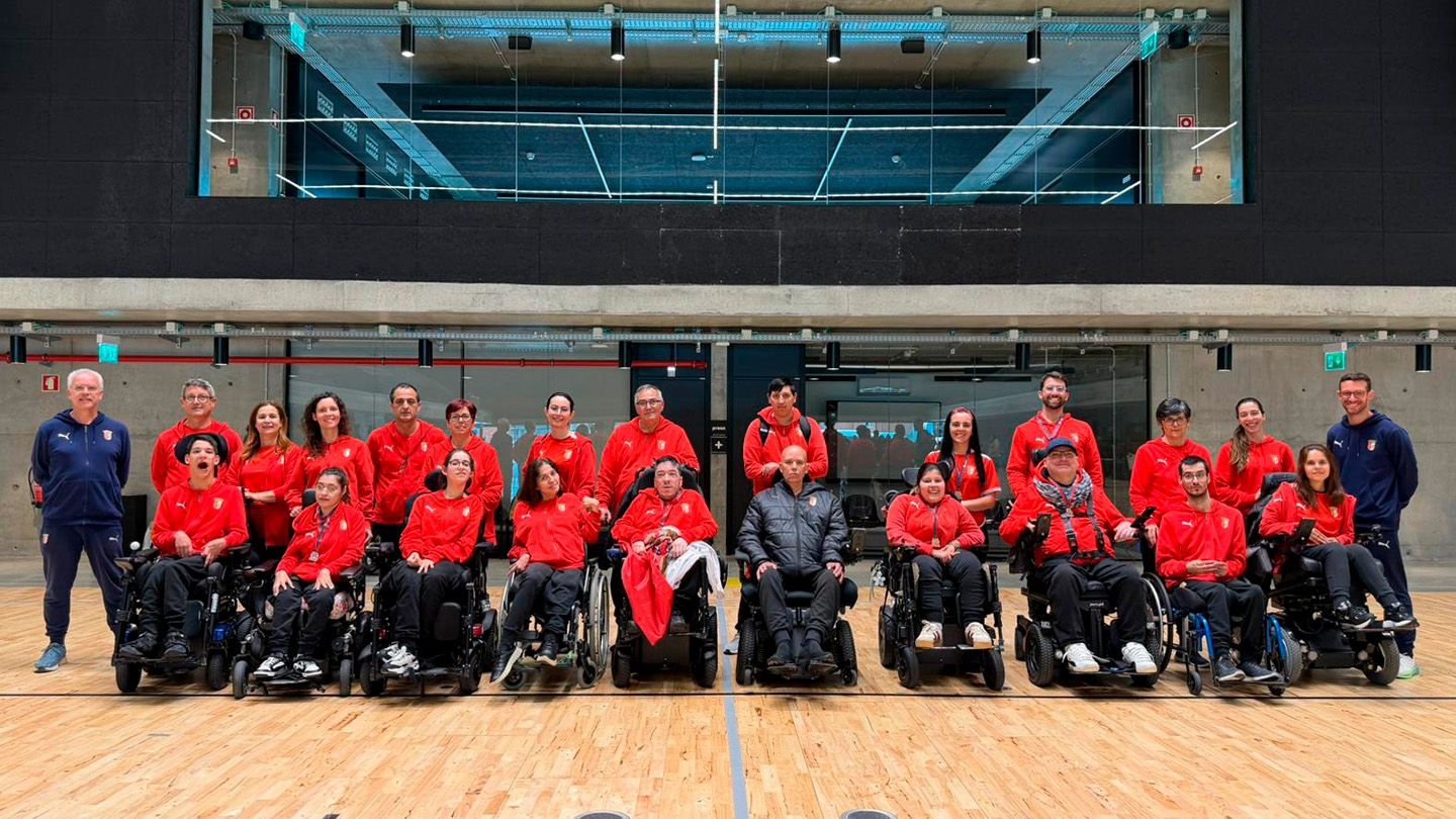 Anita e José campeões nacionais de Boccia